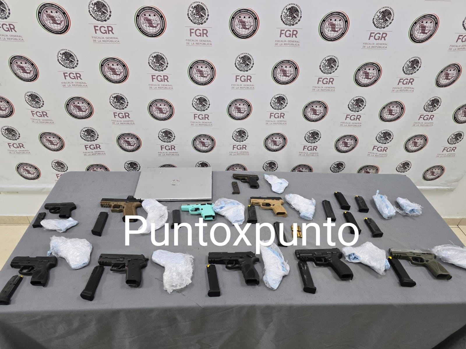 ASEGURA FGR ARMAS DE FUEGO Y DETIENE A UNA PERSONA EN GALEANA, NUEVO LEÓN.