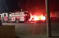 EN LINARES DE REGISTRÓ INCENDIO DE PIPA EN EL LIBRAMIENTO EN CHOQUE CON TRAILER.