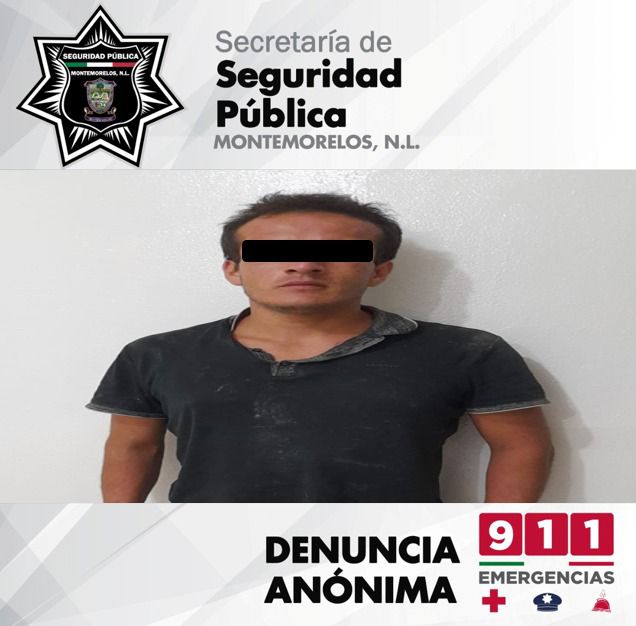 LLEGA DISPARANDO A NEGOCIO EN RANCHO LAS DELICIAS EN MONTEMORELOS, ES DETENIDO POR LA POLICÍA Y CONSIGNADO.