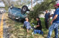 VOLCADURA EN CARRETERA NACIONAL EN ALLENDE.