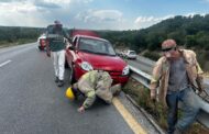 ACCIDENTE VIAL EN LINARES ATIENDE BOMBEROS.