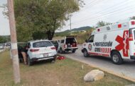 CHOQUE EN CARRETERA NACIONAL EN ALLENDE REPORTAN LESIONADOS.