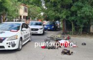 TRASLADAN GRAVE A MOTOCICLISTA QUIÉN PARTICIPA EN UN ACCIDENTE VIAL EN MONTEMORELOS.