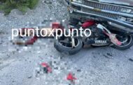 EN ARAMBERRI, N. L. IDENTIFICAN AL FALLECIDO EN LA MOTO Y EL LESIONADO.