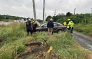 CONDUCTOR DE VEHÍCULO PARTICIPA EN UN ACCIDENTE EN LINARES AL CHOCA CONTRA UN POSTE.