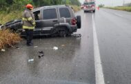 ACCIDENTE VIAL EN LA CARRETERA NACIONAL EN LINARES REPORTAN DAÑOS MATERIALES.