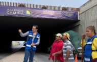 ARRANCA LALO LEAL MANTENIMIENTO DE CAMELLONES Y PASOS A DESNIVEL.