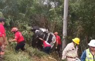 EN VOLCADURA REPORTAN DOS HERIDOS EN LINARES.