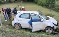 TRES LESIONADOS EN ACCIDENTE VIAL REGISTRADO EN CARRETERA NACIONAL EN MONTEMORELOS.