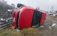 ACCIDENTE VOLCADURA EN CARRETERA NACIONAL EM ALLENDE.