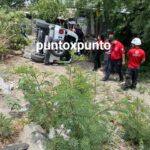 EN LINARES NL UNA JOVEN LESIONADA AL VOLCARSE UN JEEP DONDE IBAN.