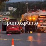 PAREJA REGRESABA DEL RÍO EN ALLENDE, CHOCAN EN CUATRIMOTO, CONDUCTOR PIERDE LA VIDA Y MUJER RESULTA LESIONADA.