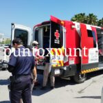 MOTOCICLISTA RESULTA LESIONADO EN ACCIDENTE EN AVENIDA DE MONTEMORELOS..