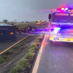 ACCIDENTE VIAL EN CARRETERA NACIONAL EN LINARES.