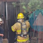 RESCATAN A PERSONAS INTOXICADAS EN INCENDIO DE VIVIENDA EN ALLENDE.