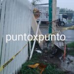 ESTA MADRUGADA SE REGISTRÓ ACCIDENTE VIAL EN LA CRUZ VERDE, CHOCA CAMIÓN DE PERSONAL.