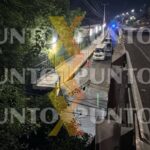 MUERE MOTOCICLISTA AL CAER DE UN PUENTE PASO A DESNIVEL EN SANTIAGO.