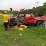 VUELCA SU CAMIONETA EN LA NACIONAL EN MMORELOS Y SUFRE LESIONES GRAVES
