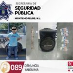 POLICÍA DE MONTEMORELOS LO DETIENE POR SUPUESTO ROBO A CASA HABITACIÓN CON VIOLENCIA.