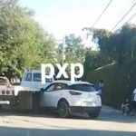 ACCIDENTE EN MONTEMORELOS, VEHÍCULO SE IMPACTA EN PLATAFORMA DE CAMIÓNETA.