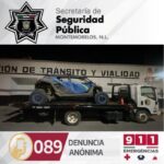 ASEGURAN RZR EN MONTEMORELOS POR NO PORTAR PLACAS Y A EXCESO DE VELOCIDAD.