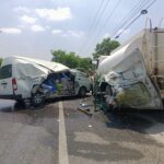 ACCIDENTE VIAL EN CARRETERA NACIONAL EN ALLENDE.