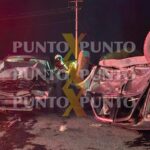 DOS PERSONAS LESIONADAS EN CHOQUE Y VOLCADURA EN MONTEMORELOS.