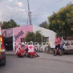 MOTOCICLISTA HERIDO EN ACCIDENTE EN AVENIDA CEMENTERIO EN MONTEMORELOS.