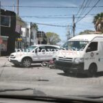 MOTOCICLISTA RESULTA HERIDO EN CHOQUE CONTRA VEHÍCUL0 EN MONTEMORELOS.